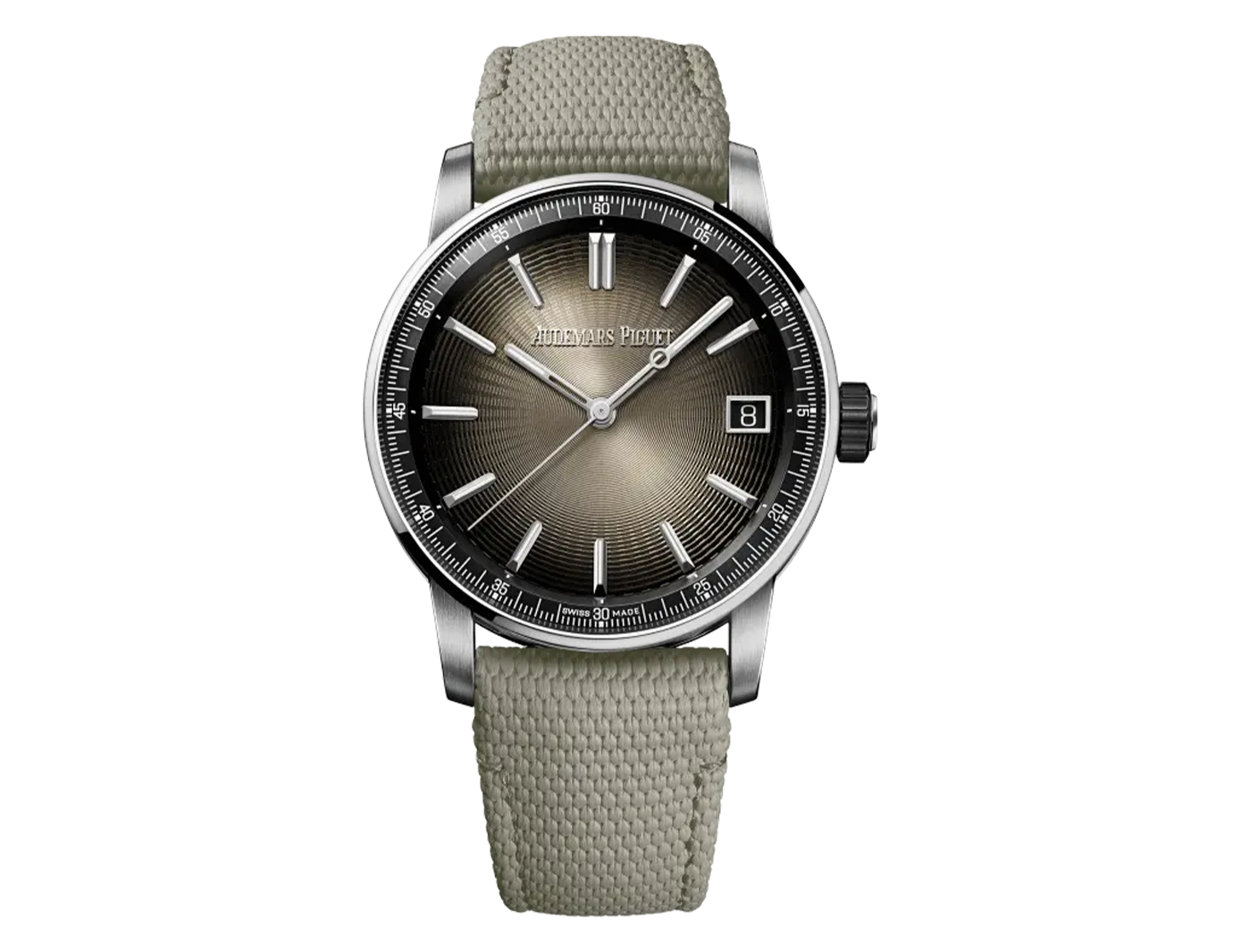 Audemars Piguet CODE 11.59 煙熏色編織表帯