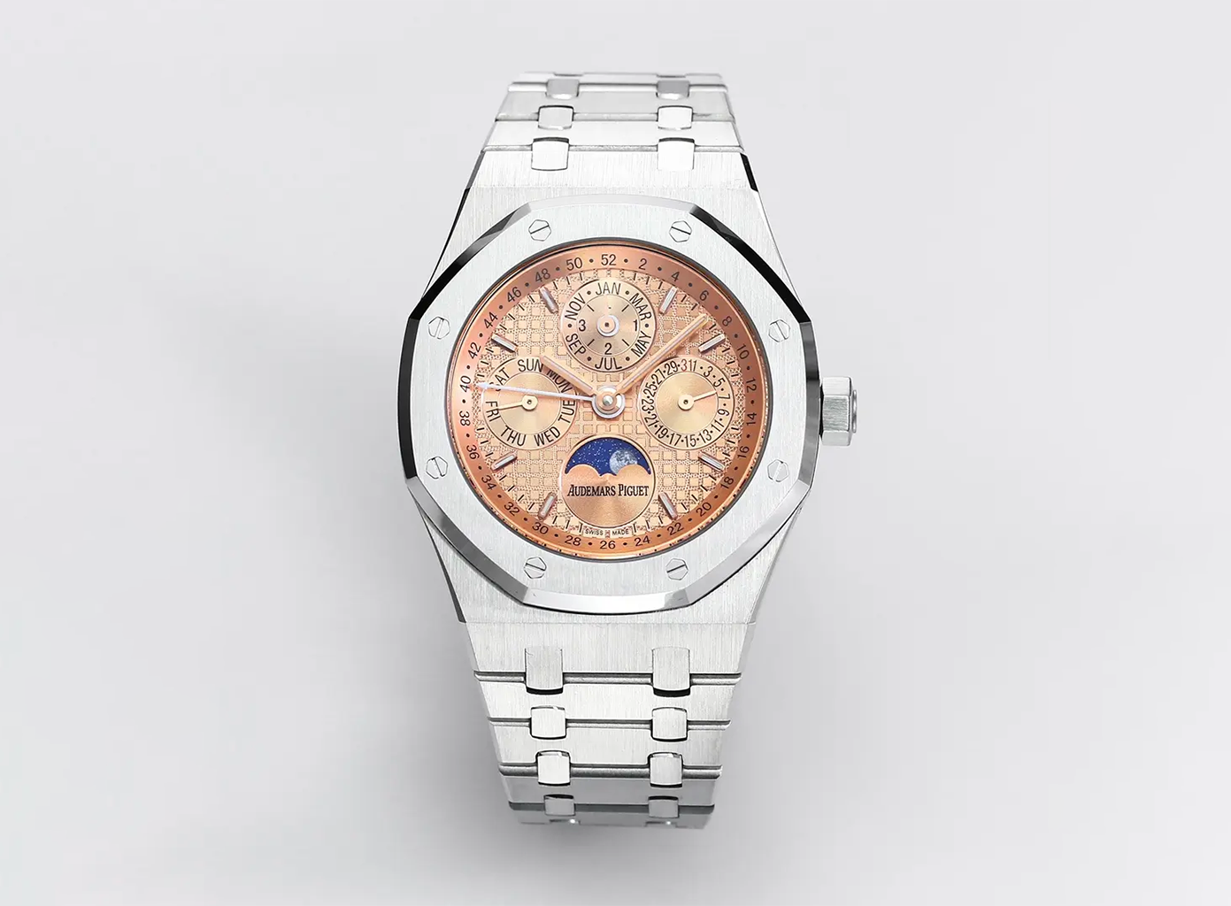 Audemars Piguet ロイヤルオーク ペルペチュアルカレンダー ブルー ステンレススチール