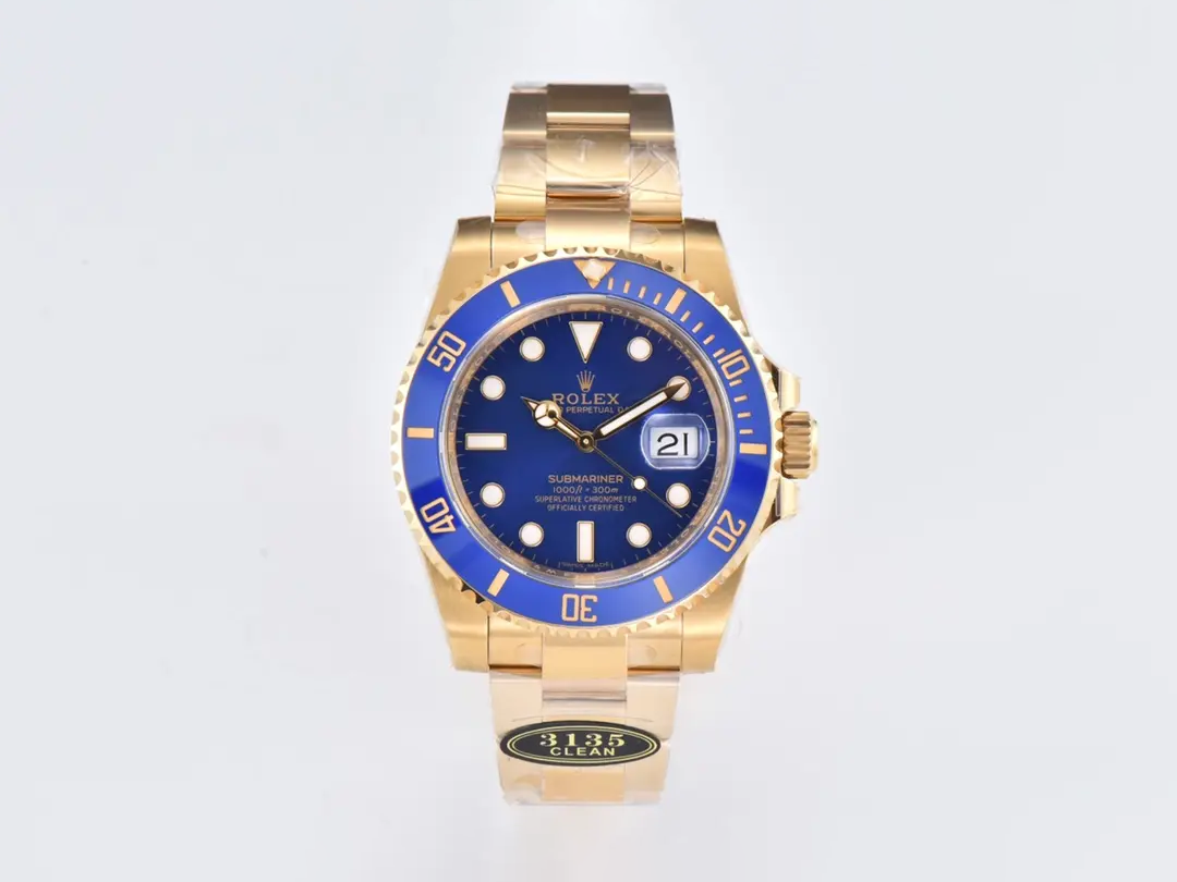 CLEANファクトリー40mm水鬼116618ブルーゴールドモデル