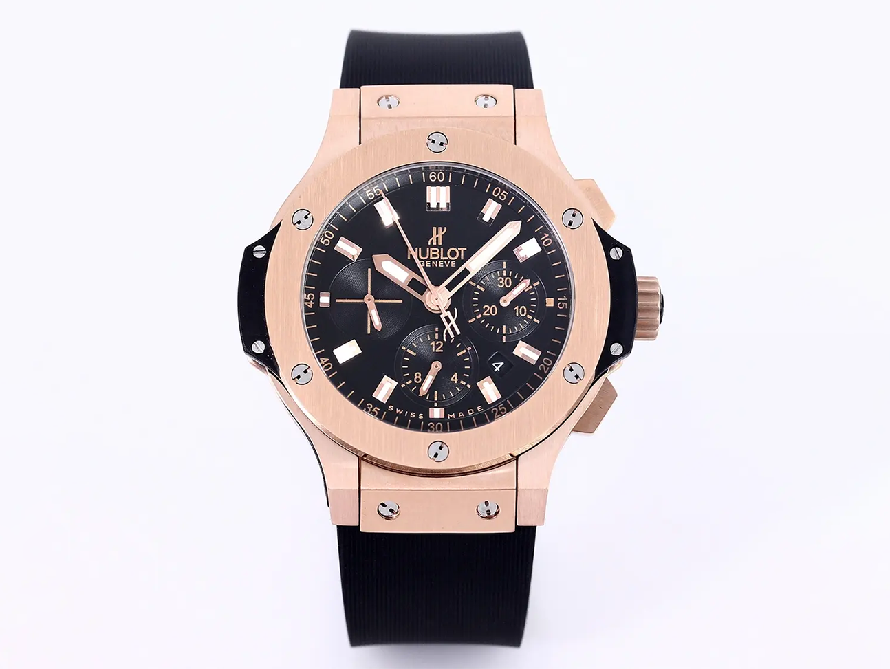 HUBLOTビッグバン44mmローズゴールドクロノグラフ