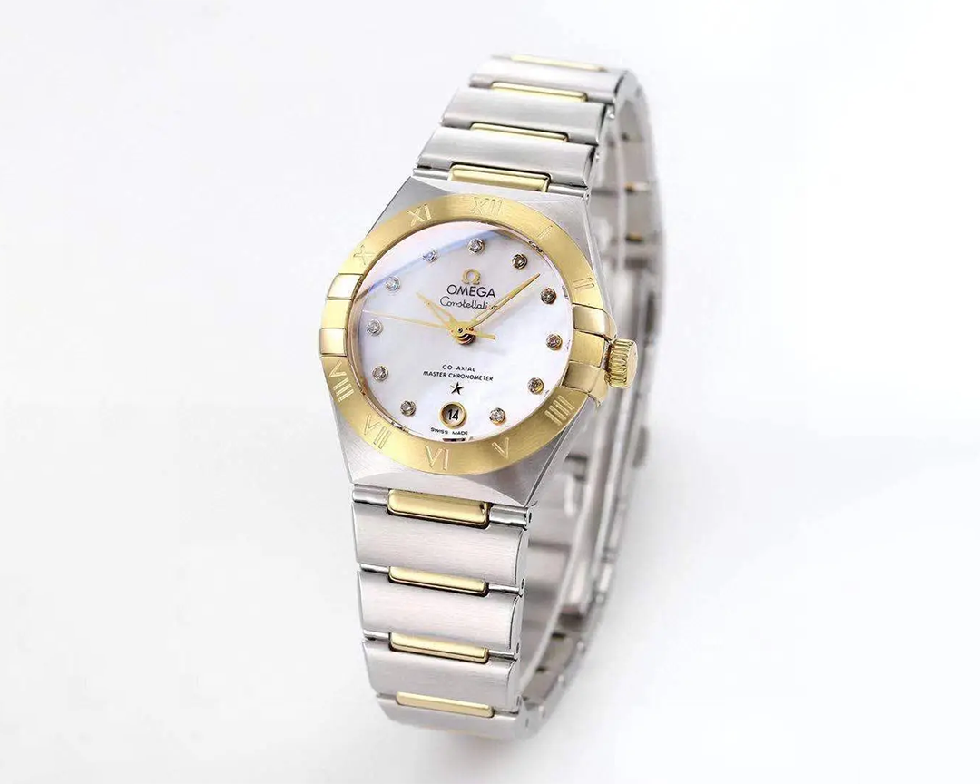 OMEGA オメガ 星座 29MM ゴールド シルバー 腕時計