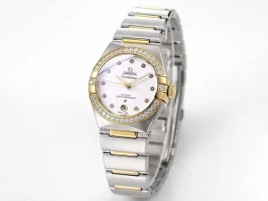 OMEGA オメガ 星座 29MM シルバーとゴールド 腕時計