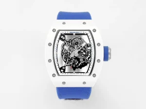 Richard Mille V5版 リチャードミル 白陶 ブルーストラップ