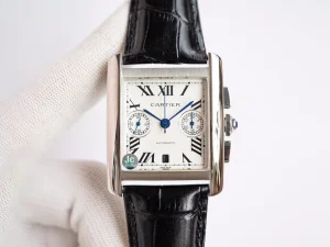 カルティエ タンク 黒 クロノグラフ W5330007