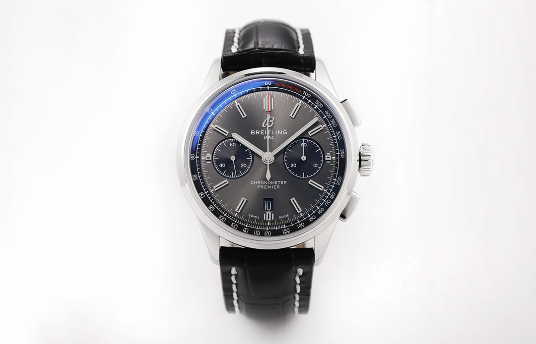 ブライトリングプレミアB01クロノグラフ黒レザー